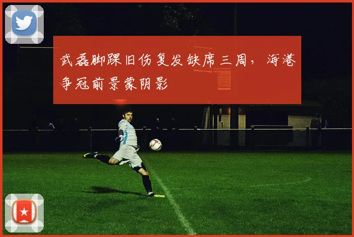 武磊脚踝旧伤复发缺席三周，海港争冠前景蒙阴影